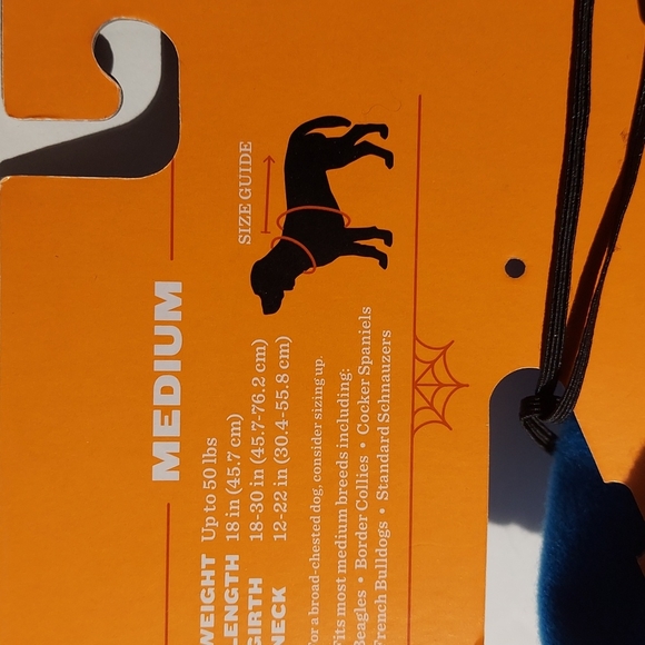 COPY - Delivery Pet Halloween Costume size Medium 2 pc Vest + Hat - Picture 5 of 7